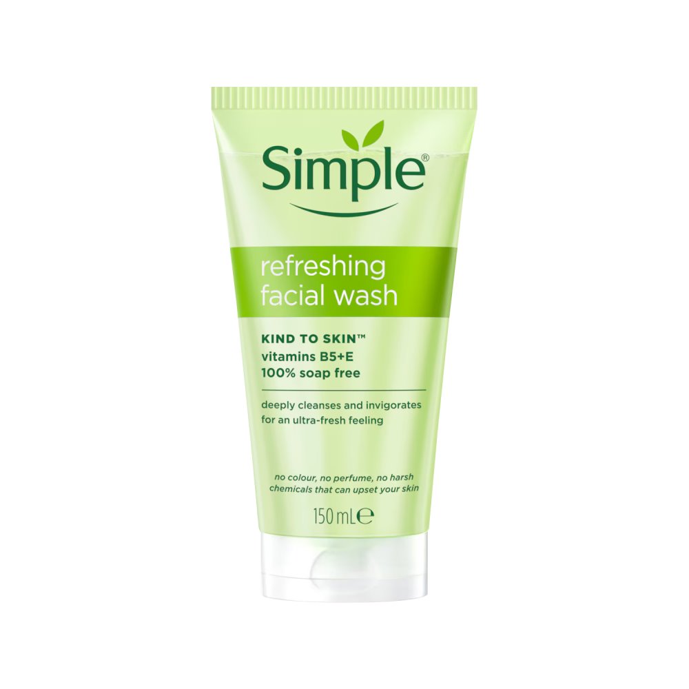 Simple Kind To Skin Refreshing Facial Wash 150 ml (Poland)